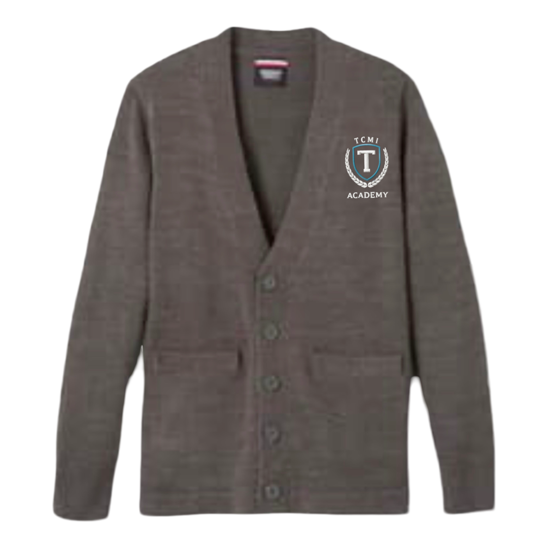 TCMI Academy - Co-Ed Youth / Adult V-Neck Cardigan Sweater
