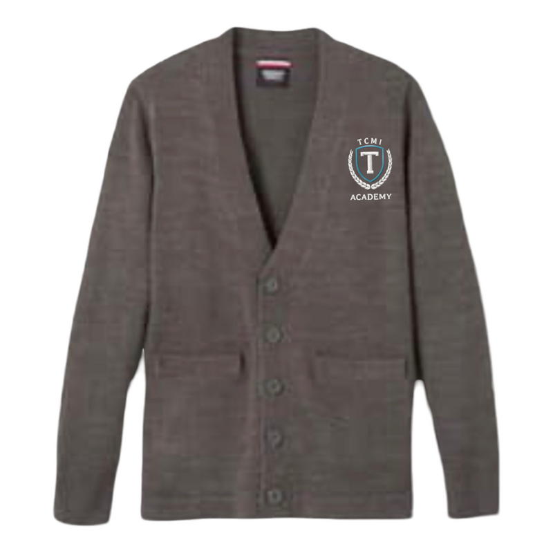 TCMI Academy - Co-Ed Youth / Adult V-Neck Cardigan Sweater