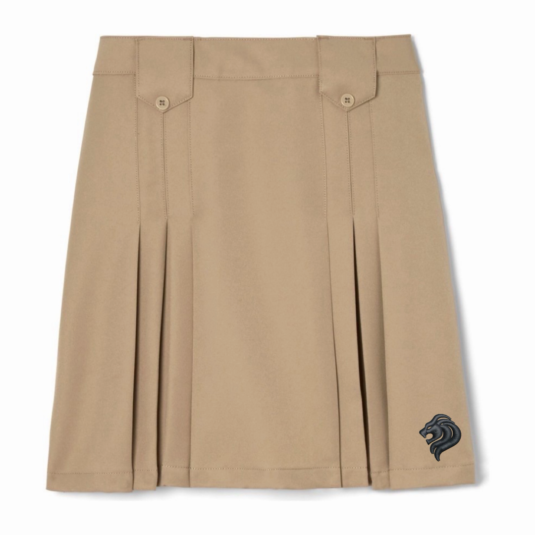 San Diego Jewish Academy - 2 Tab At The Knee Front Pleat Skirt