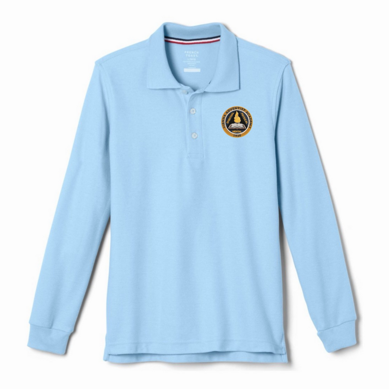 Vienna Adventist - Youth / Adult Co-Ed Long Sleeve Pique Polos - PK-4th