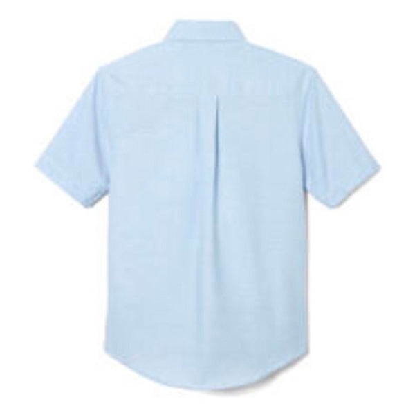 Girl's Short Sleeve Oxford Shirt - Light Blue