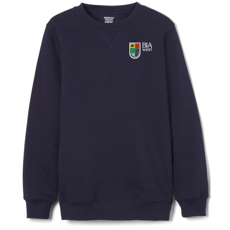 Baltimore International Academy - Co-Ed Youth / Adult Crewneck Fleece Sweatshirt - West