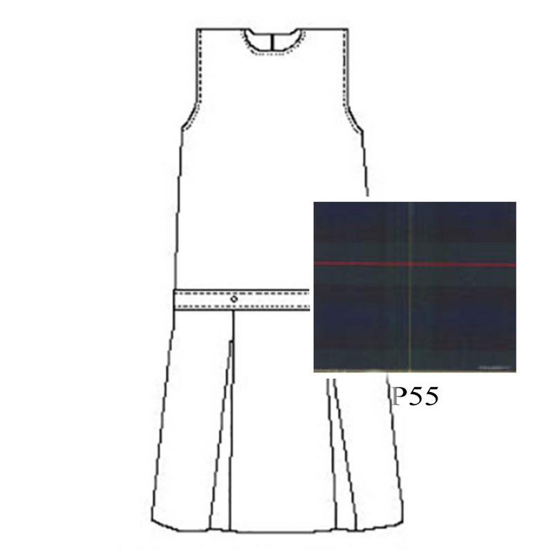 Plaid Jumper - Plus Size - P55