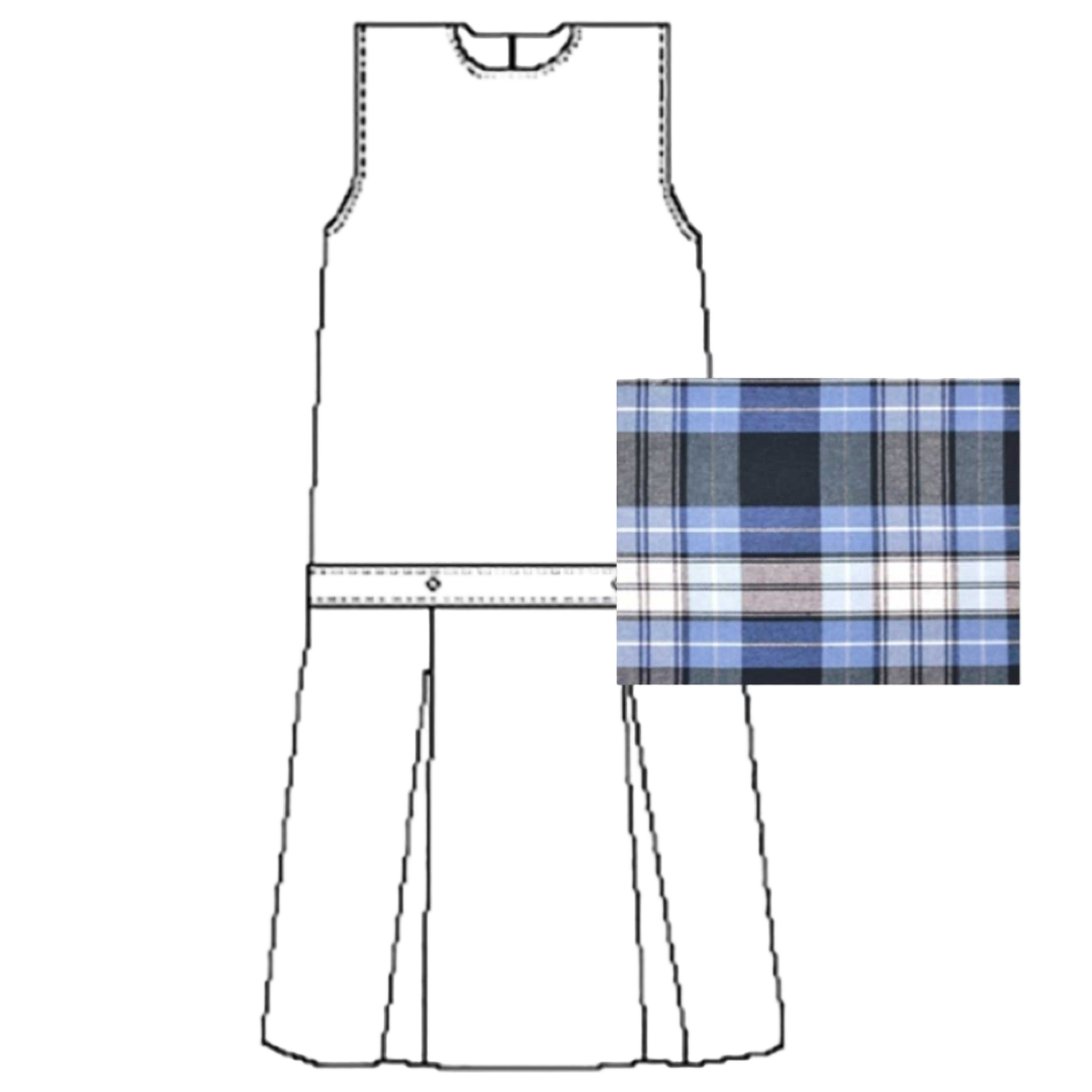 St. Mary&#39;s Catholic School - Girl&#39;s A+ Plaid Poly Cot Jumper - P76