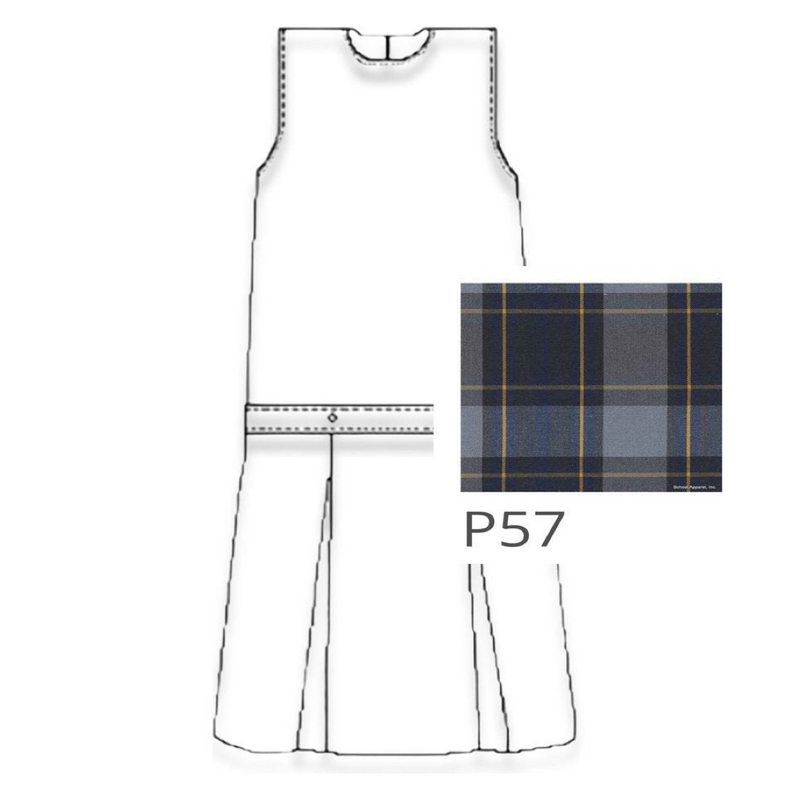 Valeo Academy  - Girl's Plaid Jumper - Plus Size -P57