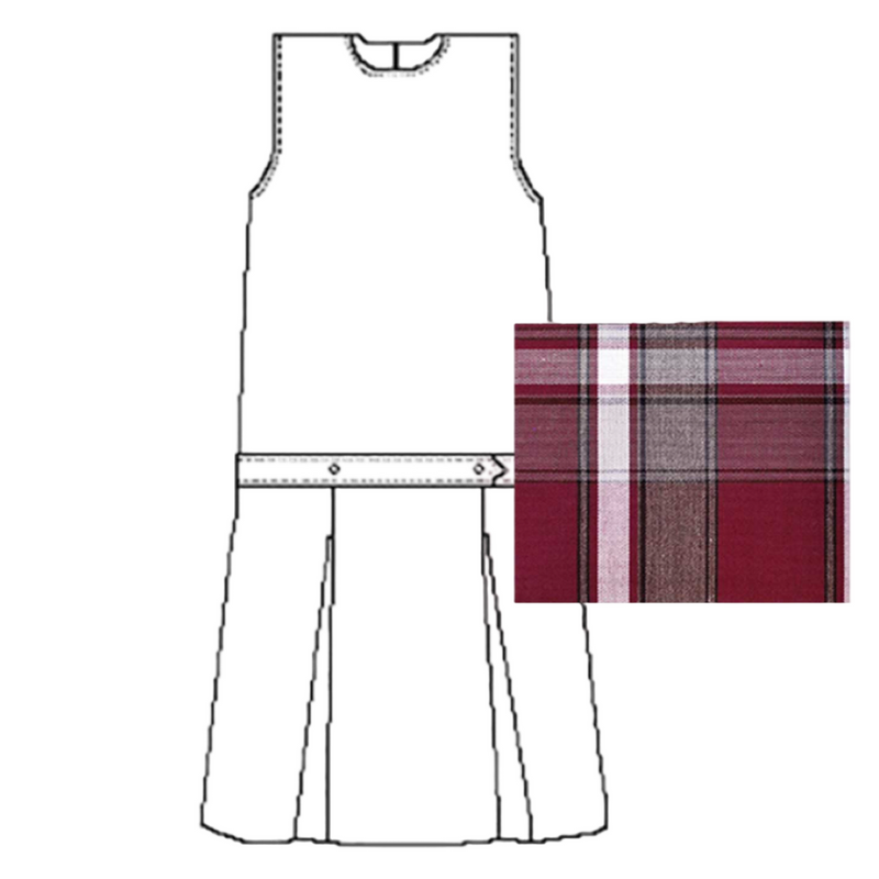 Plaid Jumper - Plus Size - P54