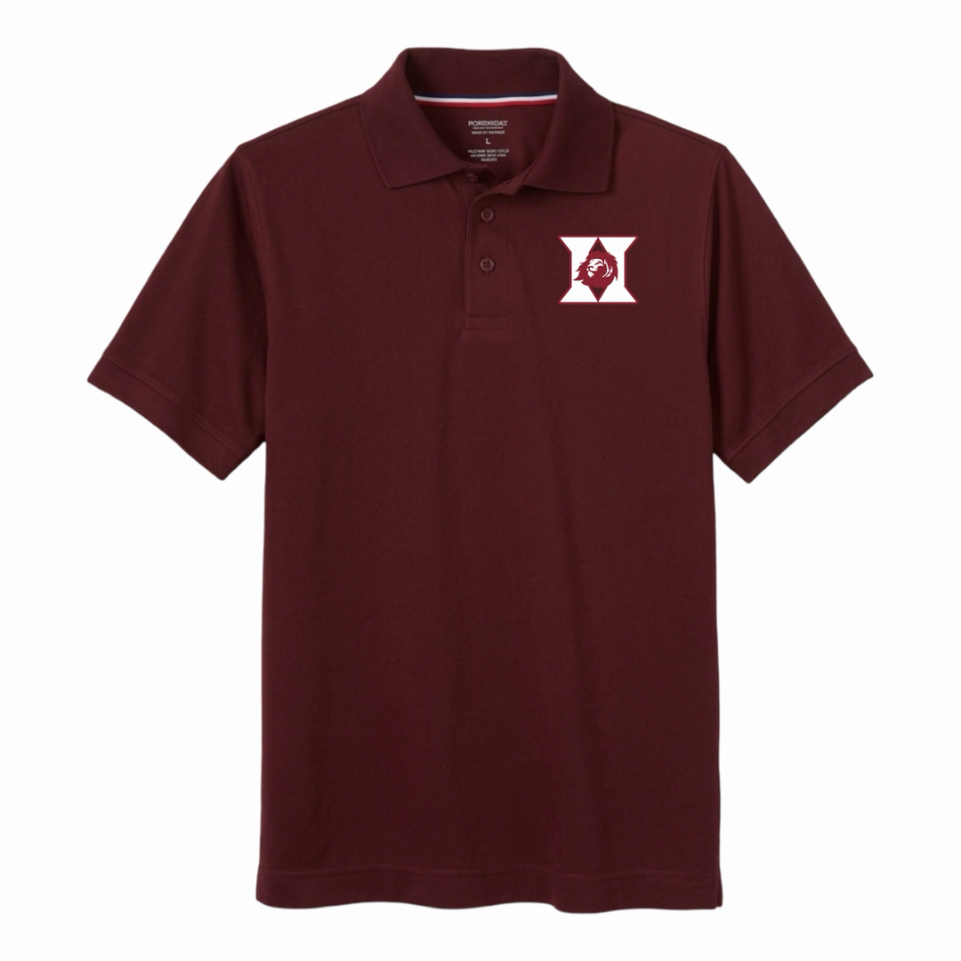 Harvest Christian School - Youth / Adult Co-Ed Short Sleeve Moisture Wicking Polo