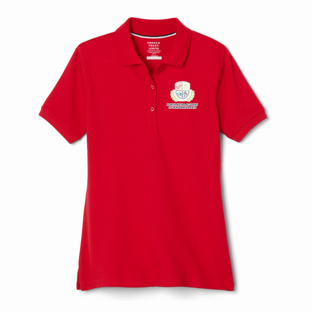 North Metro Academy - Girl's / Young Women's Short Sleeve Stretch Pique Polos
