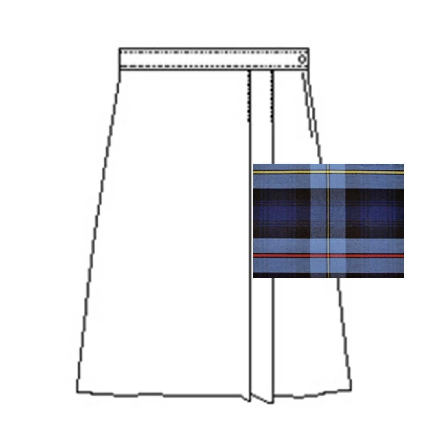 A+ Girl's UD Skort (Scooter) - Plaid 41