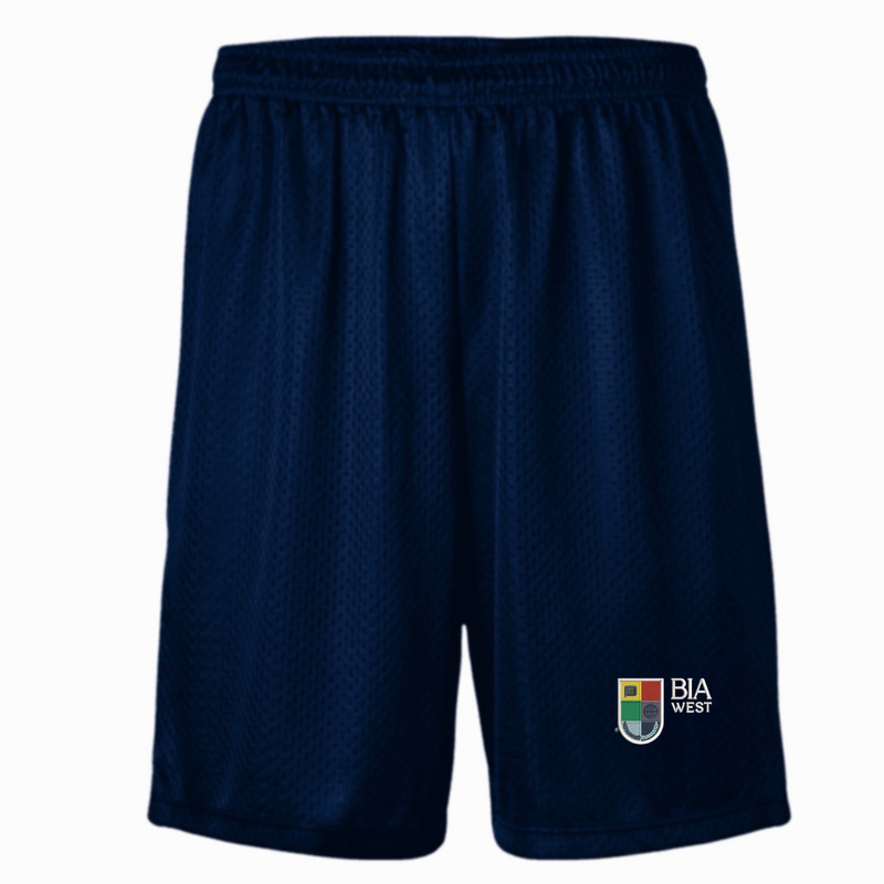 Baltimore International Academy - Youth / Adult Co-Ed Mesh Gym Shorts - West