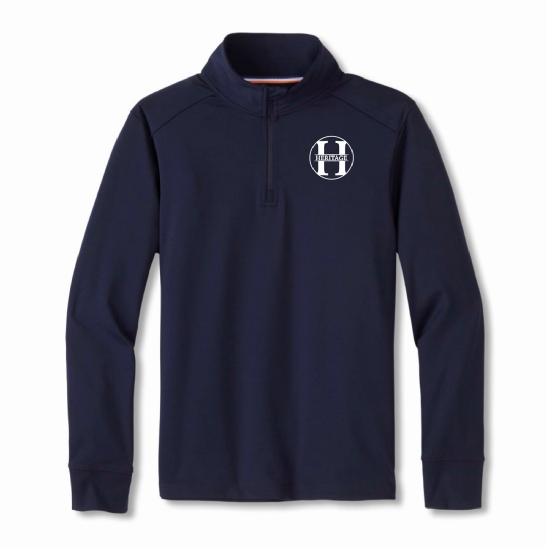 Heritage Baptist - Youth / Adult Co-Ed Long Sleeve 1/4 Zip Performance Pullover