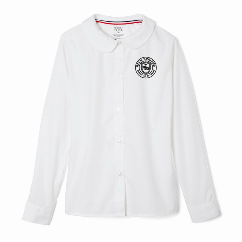 Rock Springs Christian Academy - Girl's Long Sleeve Peter Pan Blouse