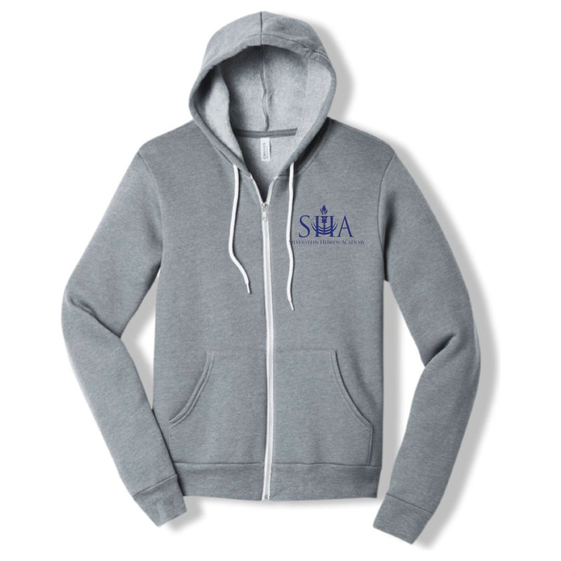 Silverstein Hebrew Academy - Bella + Canvas Full Zip Hoodie- Adults
