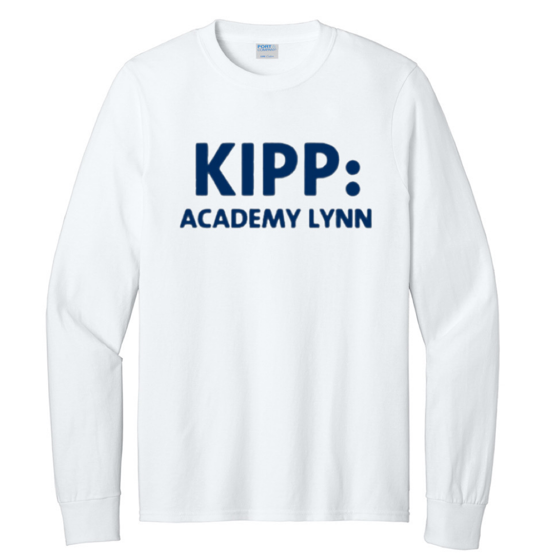 KIPP Academy Lynn - 5th - 8th White Long Sleeve T-Shirt - Kids
