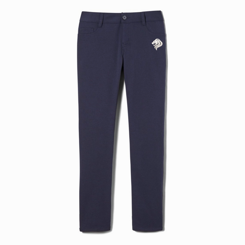 San Diego Jewish Academy - Girl's / Young Women's Skinny Stretch Ponte Knit Pants