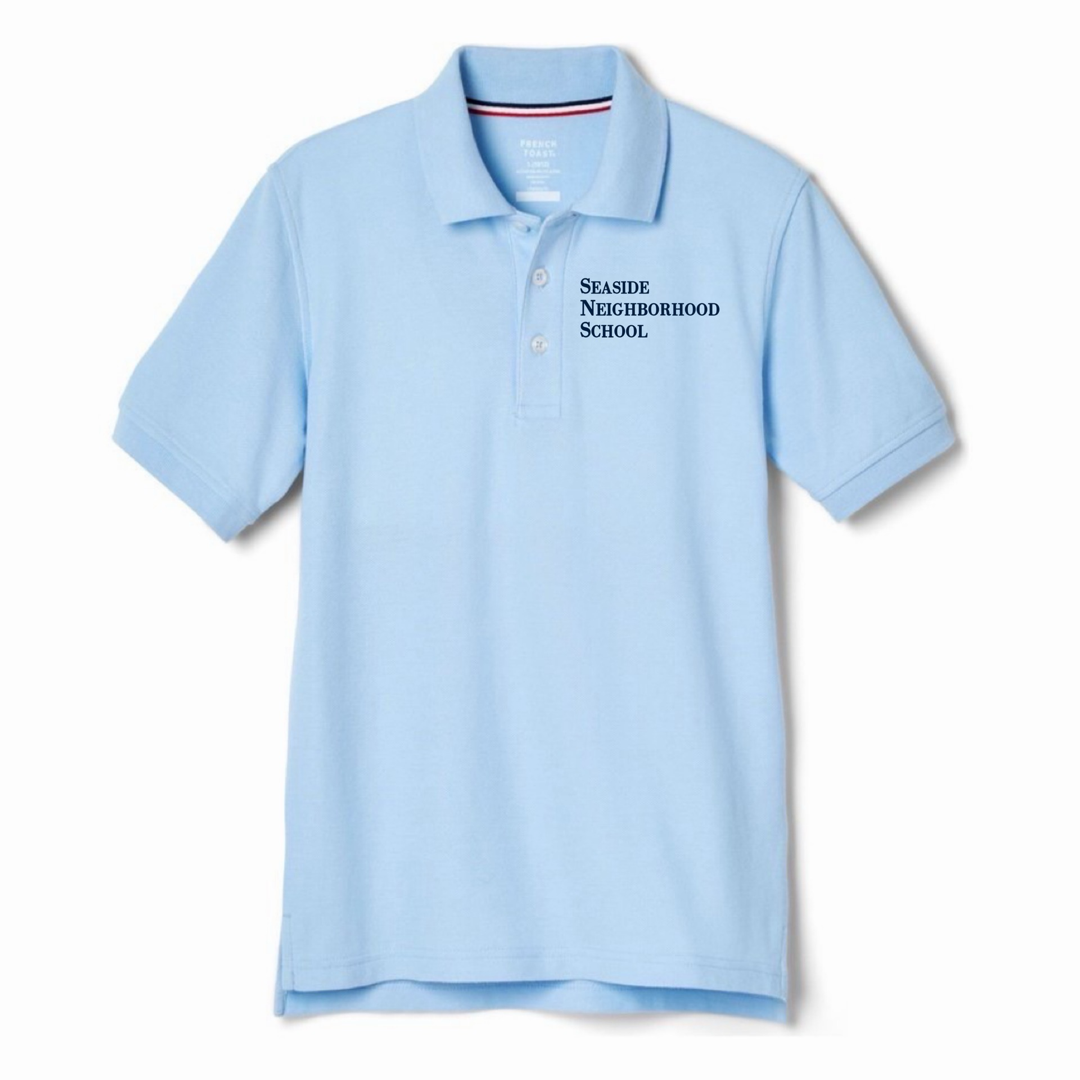 Seaside Neighborhood School - Youth / Adult Co-Ed Short Sleeve Pique Polos