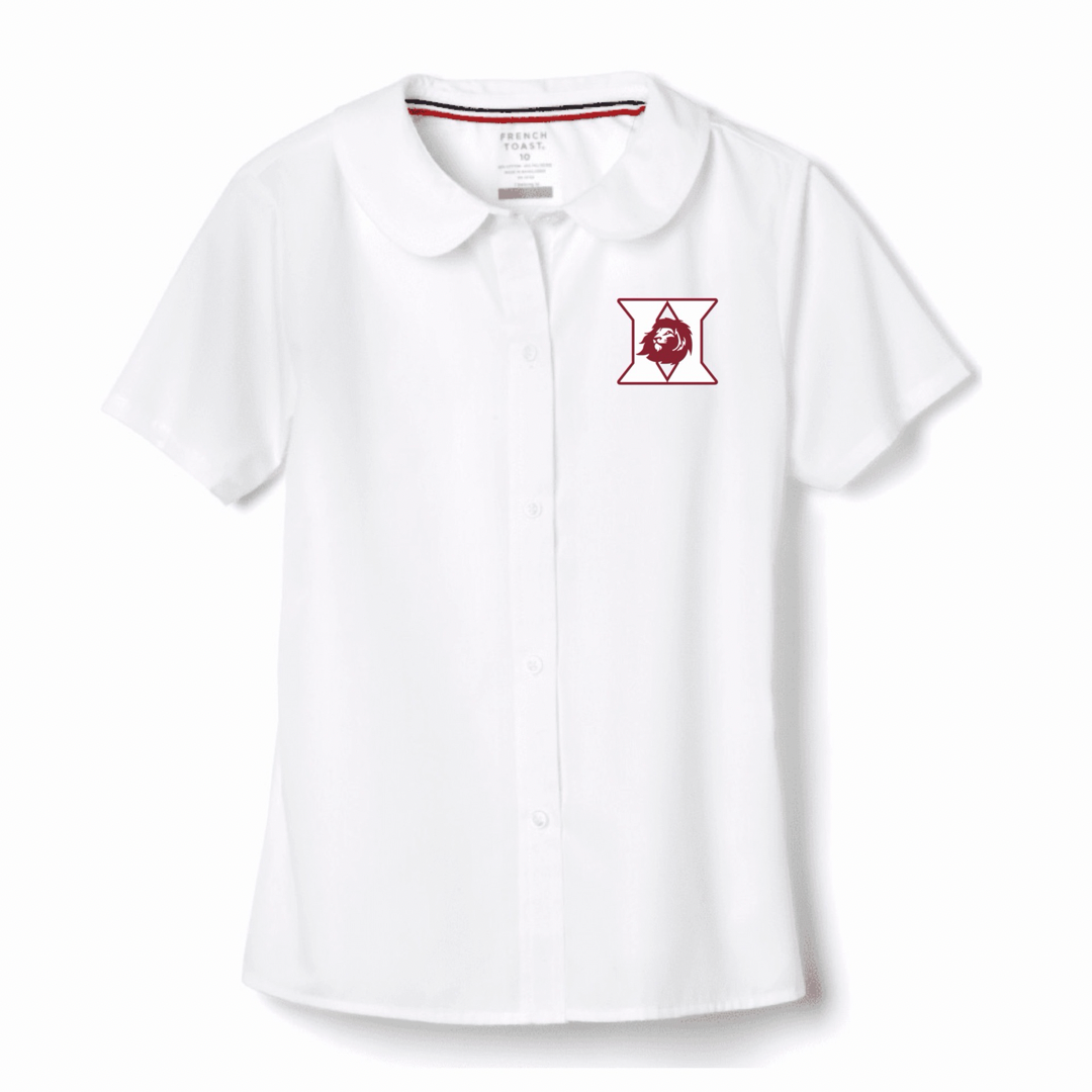 Harvest Christian School - Girl's Short Sleeve Peter Pan Blouse
