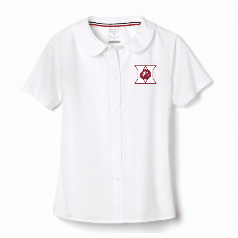 Harvest Christian School - Girl's Short Sleeve Peter Pan Blouse