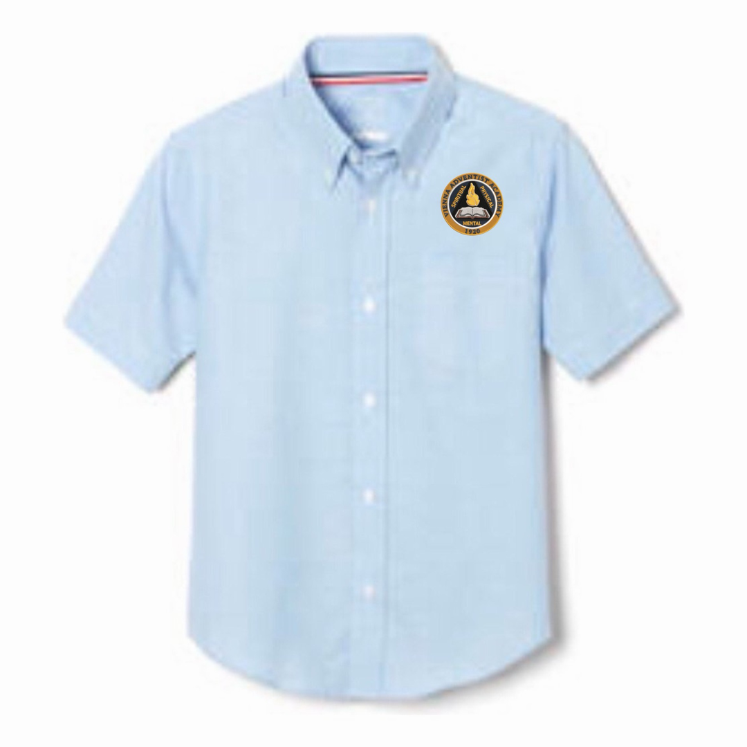 Vienna Adventist - Boy's / Young Men's Short Sleeve Oxford Shirt - PK-4th
