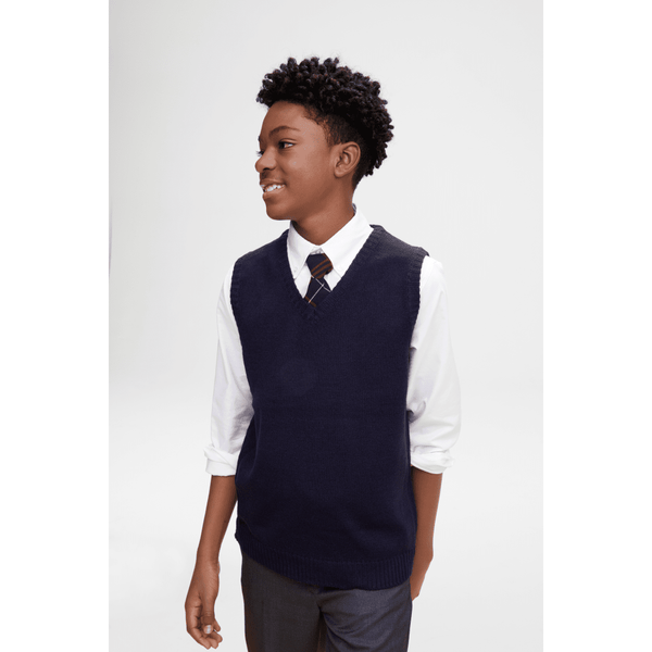 Unisex V Neck Sweater Vest Metro School Uniforms
