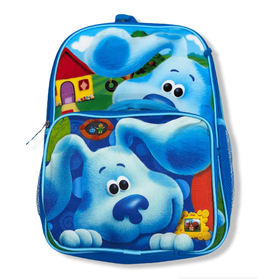 blues clues mini backpack And You Book Bag Smiles Sun Sky King Stationary Inc inspired accents INTIMO Blue's Clues Fuzzy Soft