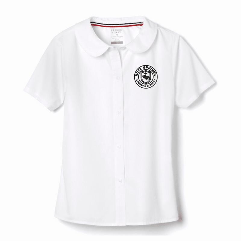 Rock Springs Christian Academy - Girl's Short Sleeve Peter Pan Blouse