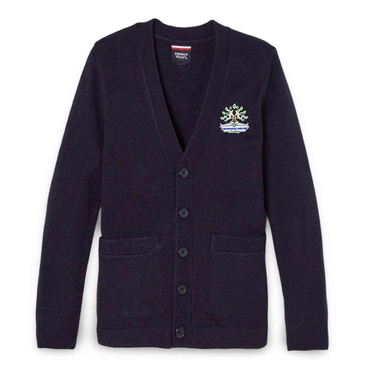 Transformative Leadership Academy - Co-Ed Youth V-Neck Cardigan Sweater