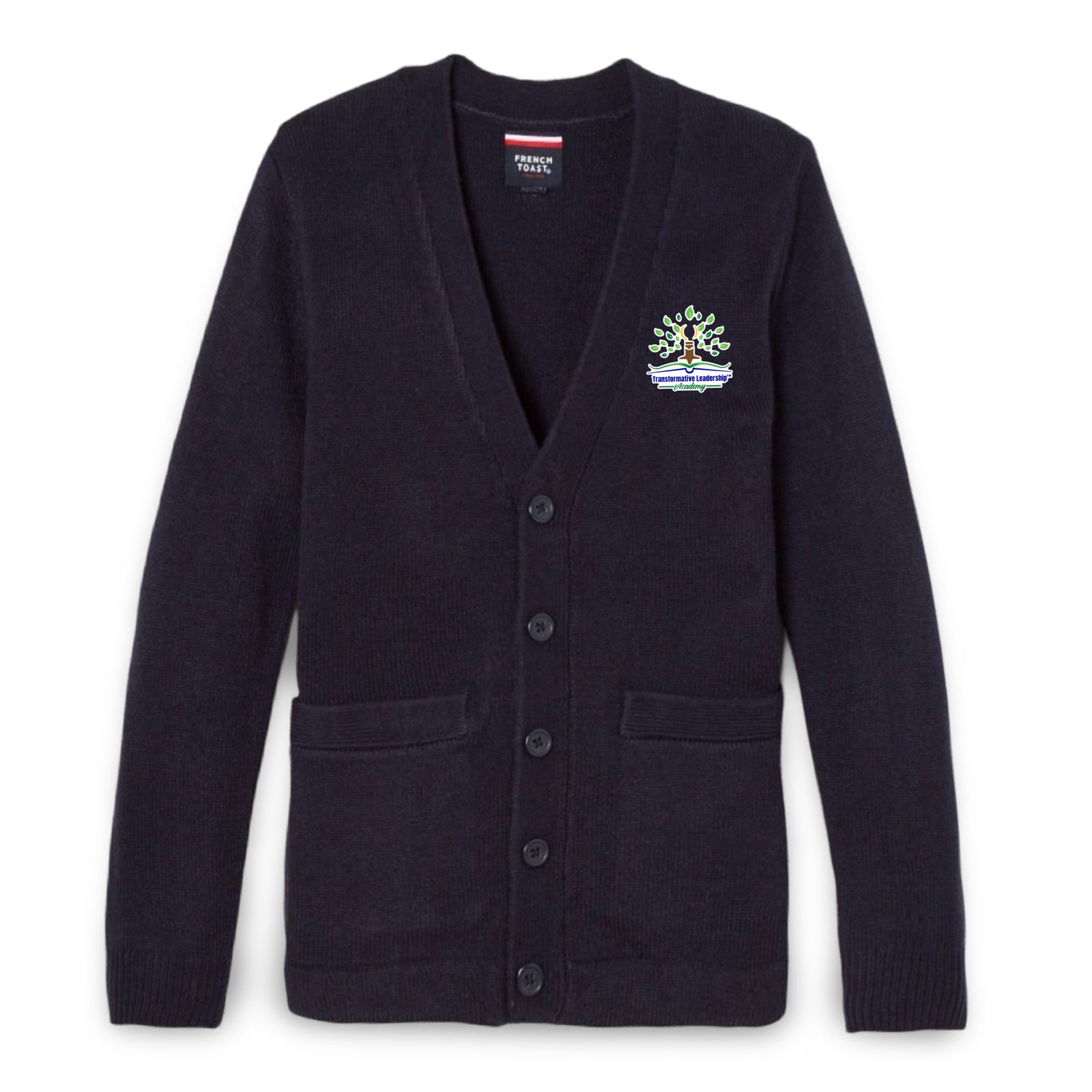 Transformative Leadership Academy - Co-Ed Youth V-Neck Cardigan Sweater