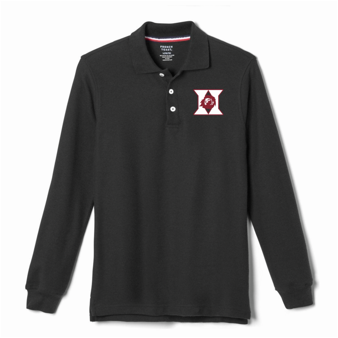 Harvest Christian School - Youth / Adult Co-Ed Long Sleeve Pique Polos