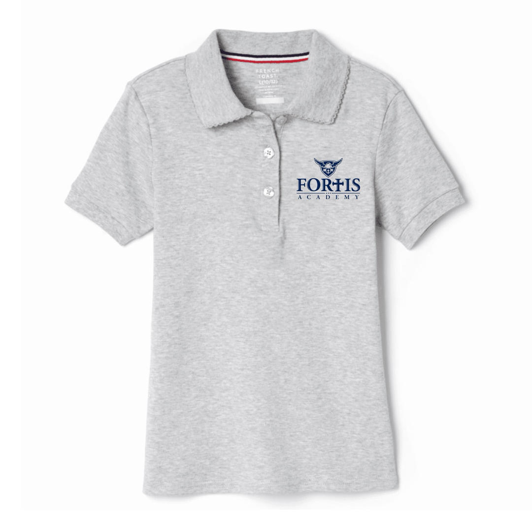 Fortis Academy - Girl's Short Sleeve Picot Collar Polo