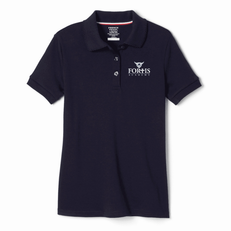 Fortis Academy - Girl's Short Sleeve Picot Collar Polo