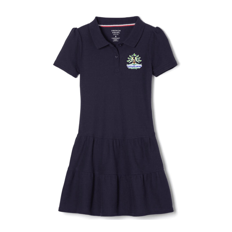 Transformative Leadership Academy - Short Sleeve Ruffle Piqué Polo Dress
