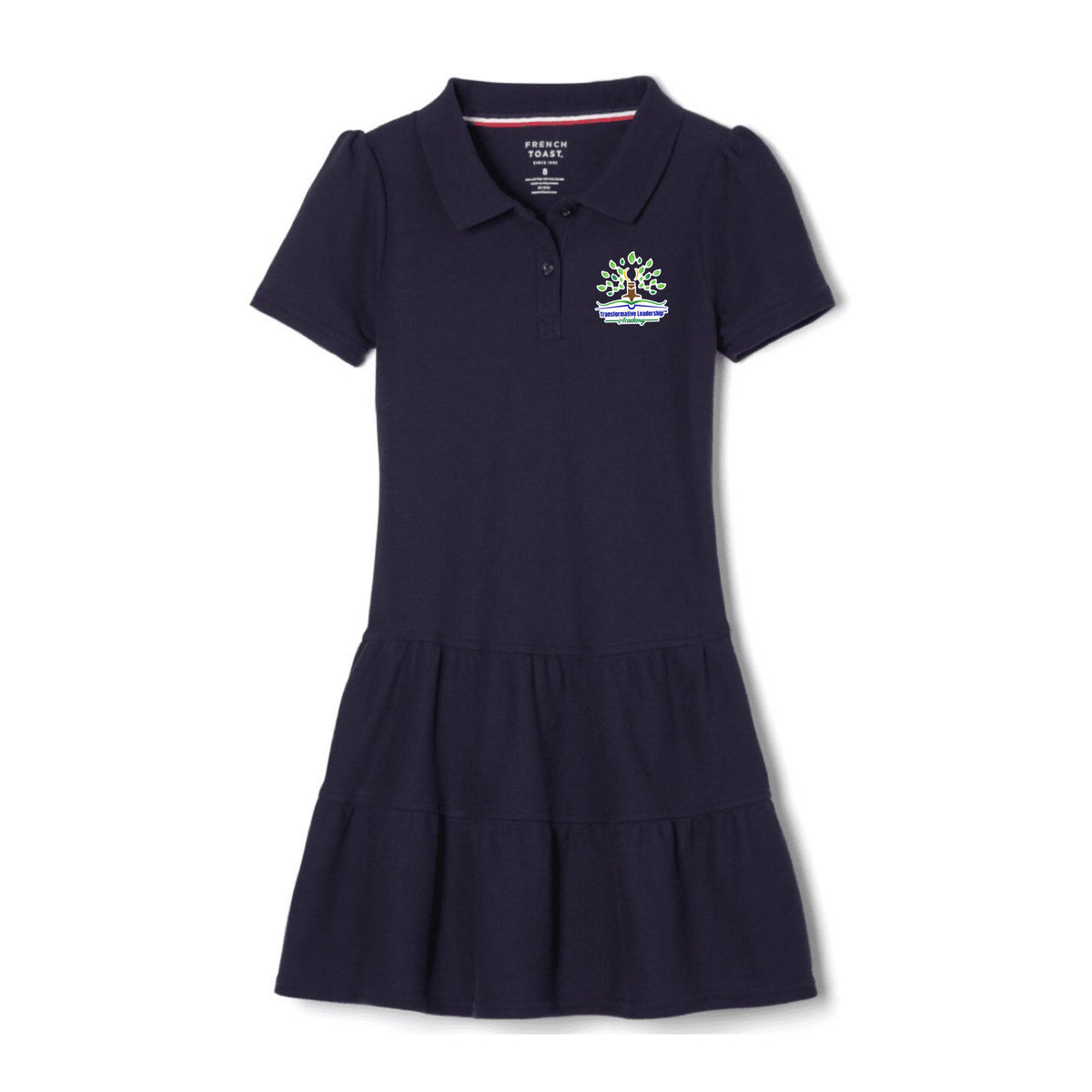 Transformative Leadership Academy - Short Sleeve Ruffle Piqué Polo Dress