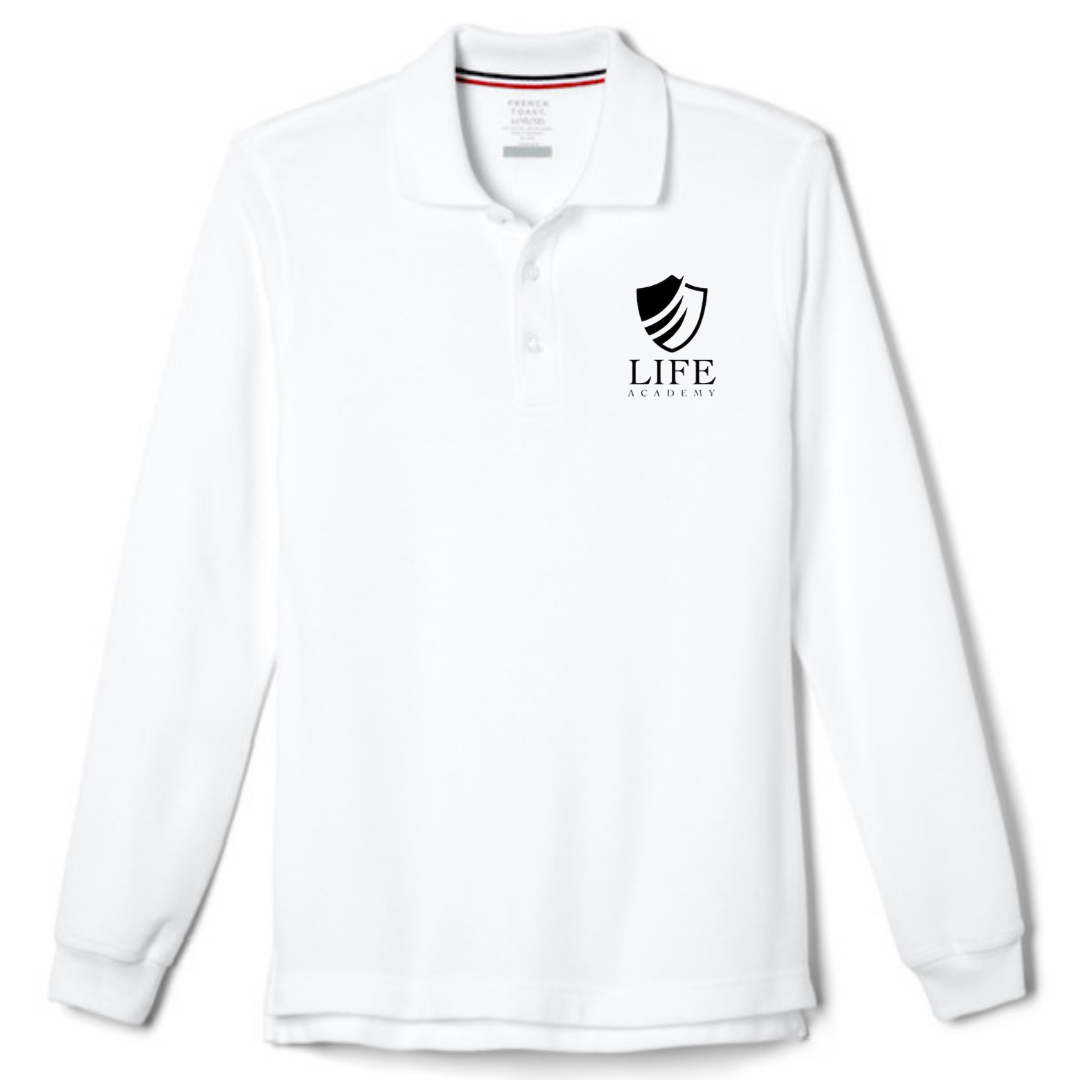 Life Academy - IN - Youth / Adult Co-Ed Long Sleeve Pique Polos