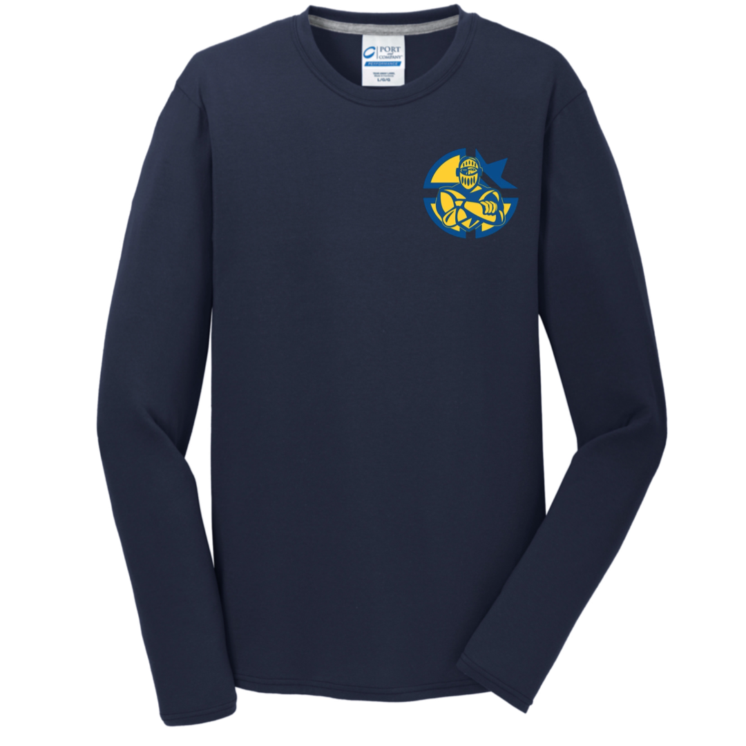 Cristo Rey HS Spirit-Wear - Port & Company Co-Ed Long Sleeve Performance T-Shirts