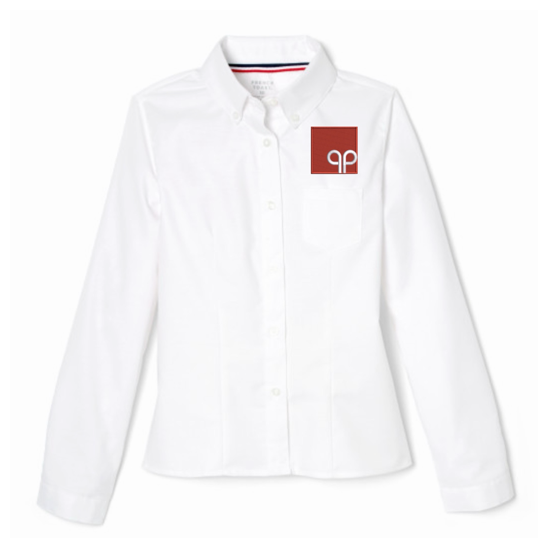 Parker Performing Arts - Girl's / Women's Long Sleeve Fitted Oxford Shirt