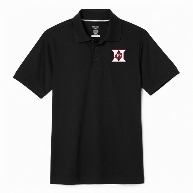 Harvest Christian School - Youth / Adult Co-Ed Short Sleeve Moisture Wicking Polo