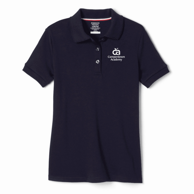 Camperdown Academy - Girl's / Young Women's Short Sleeve Stretch Pique Polos