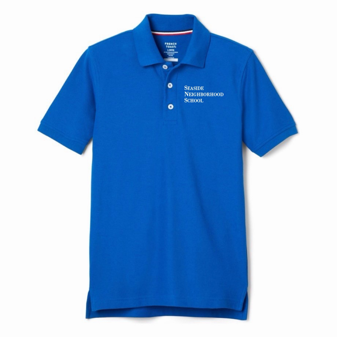 Seaside Neighborhood School - Youth / Adult Co-Ed Short Sleeve Pique Polos