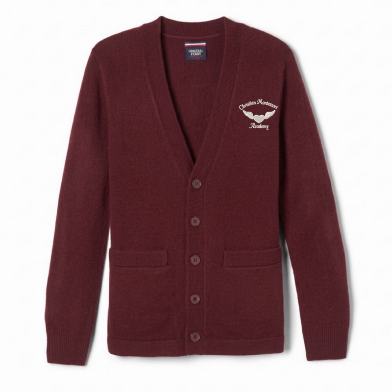ICMA - Co-Ed Youth / Adult V-Neck Cardigan Sweater