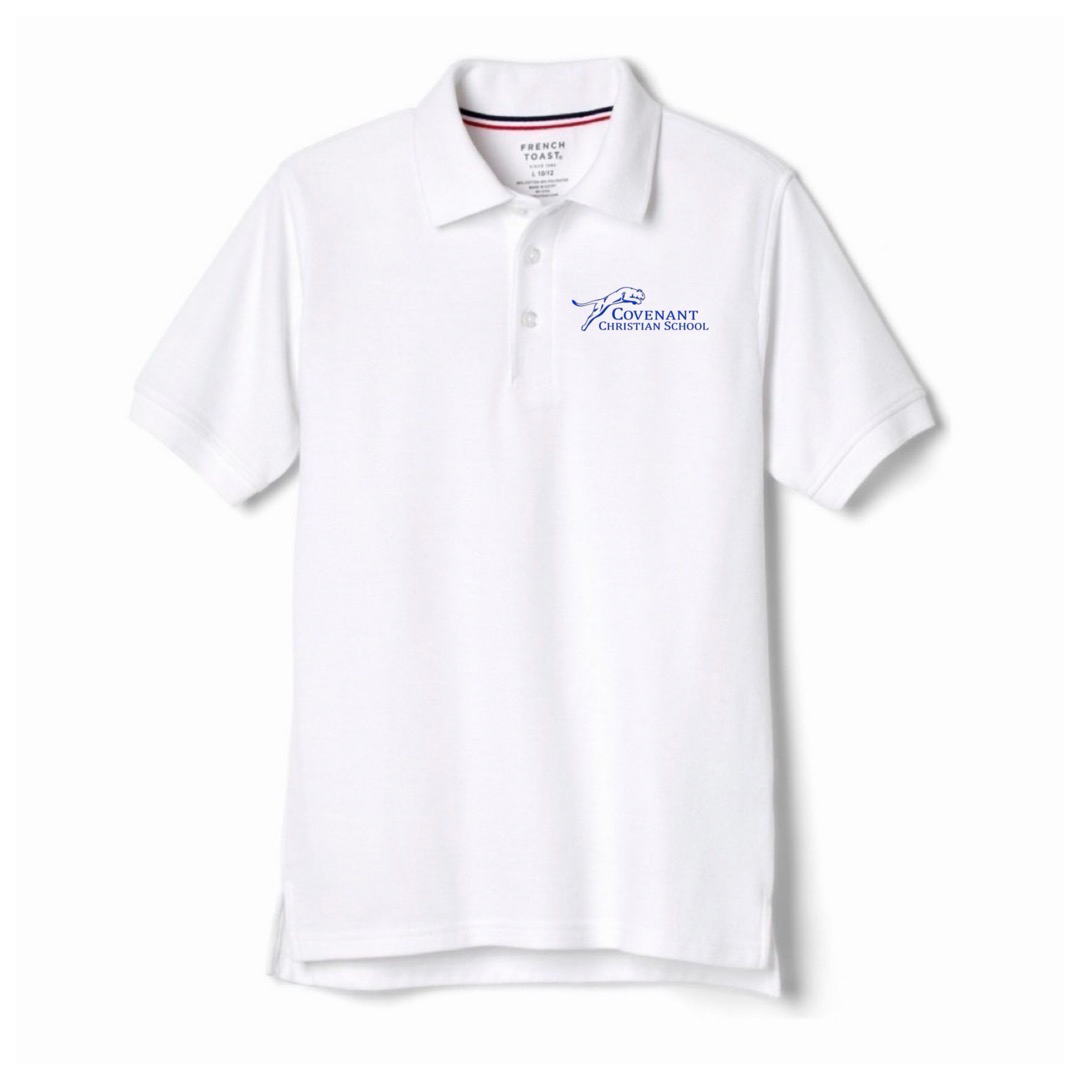Covenant Christian School - Co-Ed Youth / Adult Short Sleeve Pique Polos
