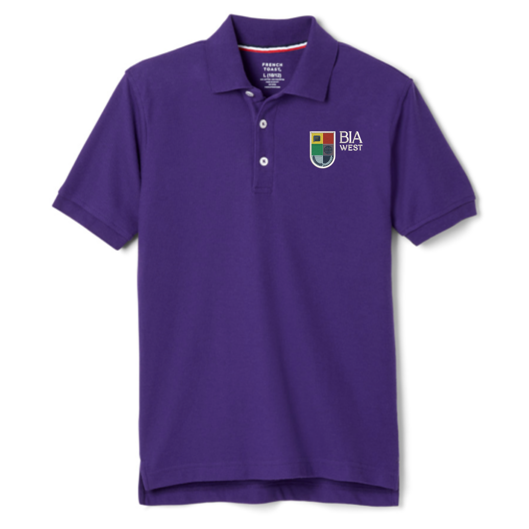 Baltimore International Academy - Co-Ed Youth / Adult Short Sleeve Pique Polos - West