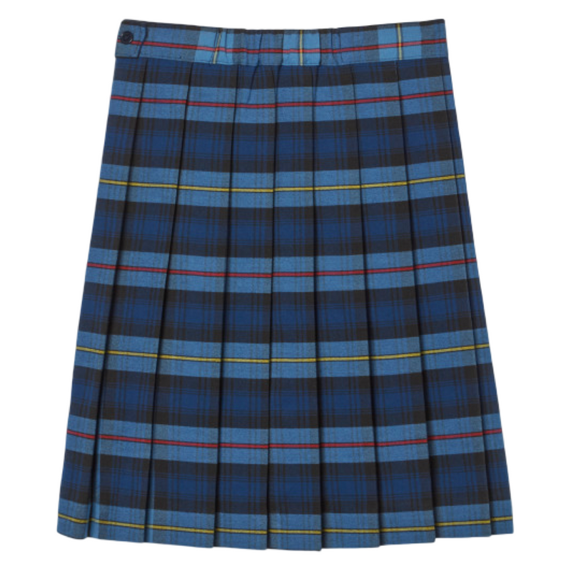 Baltimore International Academy - Girl's / Young Women's Plaid Pleated At the Knee Skirt - West