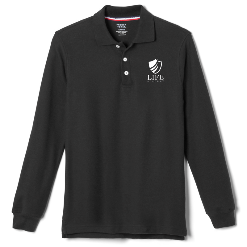 Life Academy - IN - Youth / Adult Co-Ed Long Sleeve Pique Polos