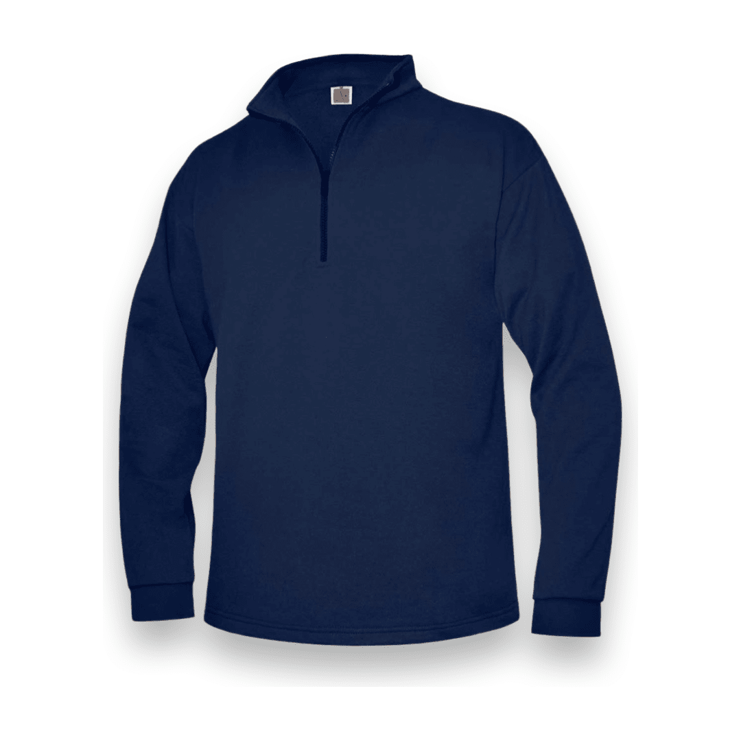 A+ Cadet Collar Quarter Zip Sweatshirt