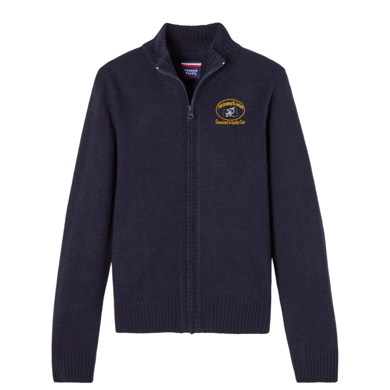 Faith Academy - Co-Ed Youth Zip Front Cardigan