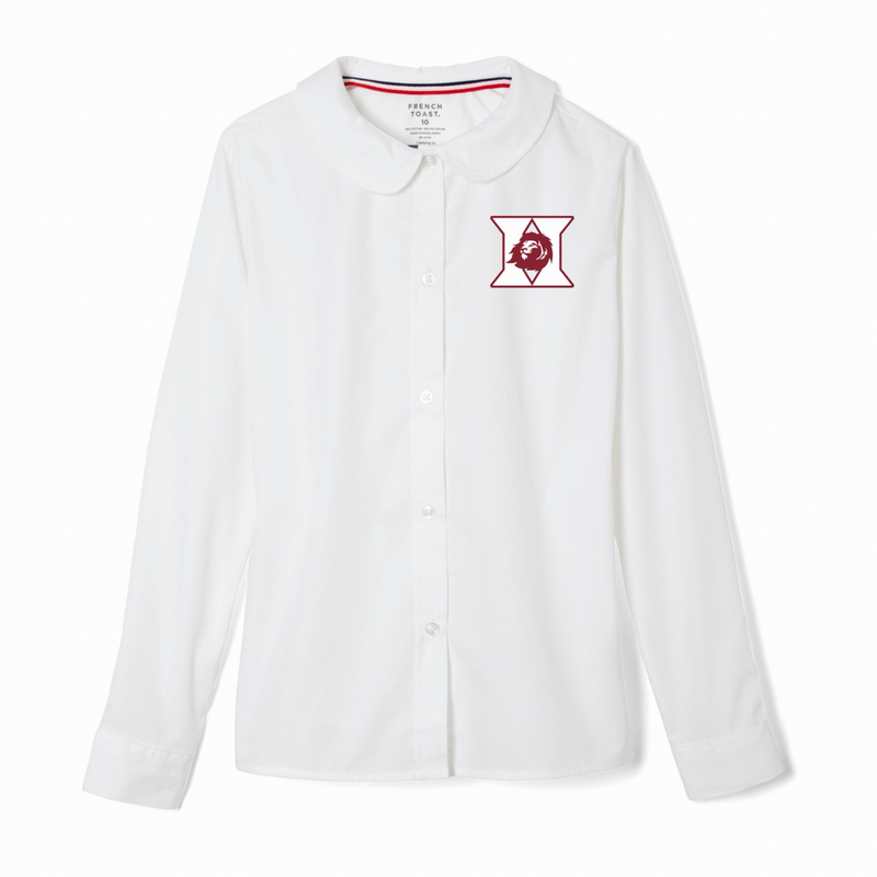 Harvest Christian School - Girl's Long Sleeve Peter Pan Blouse