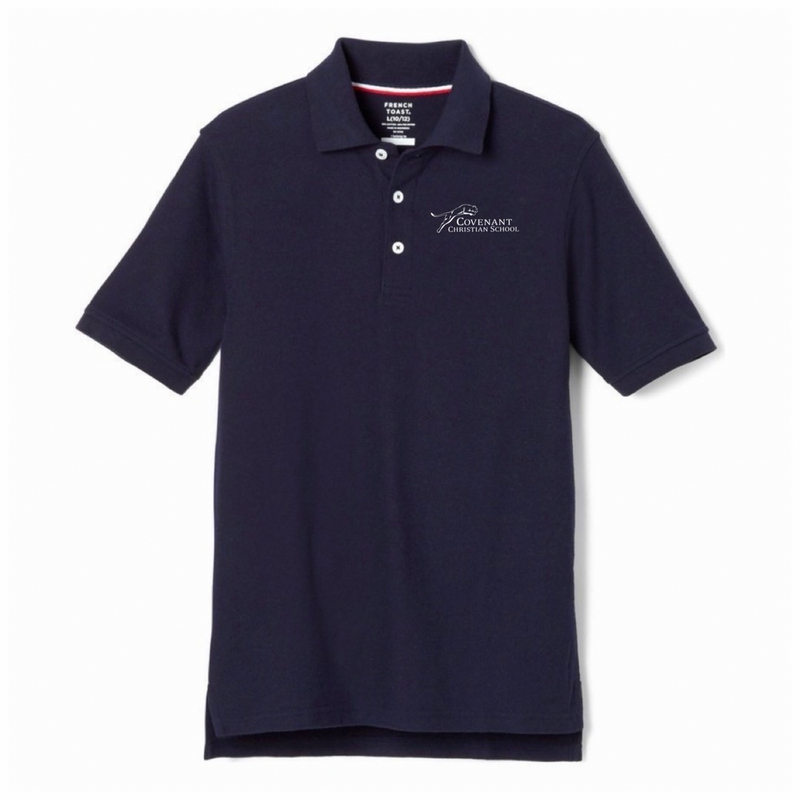 Covenant Christian School - Co-Ed Youth / Adult Short Sleeve Pique Polos