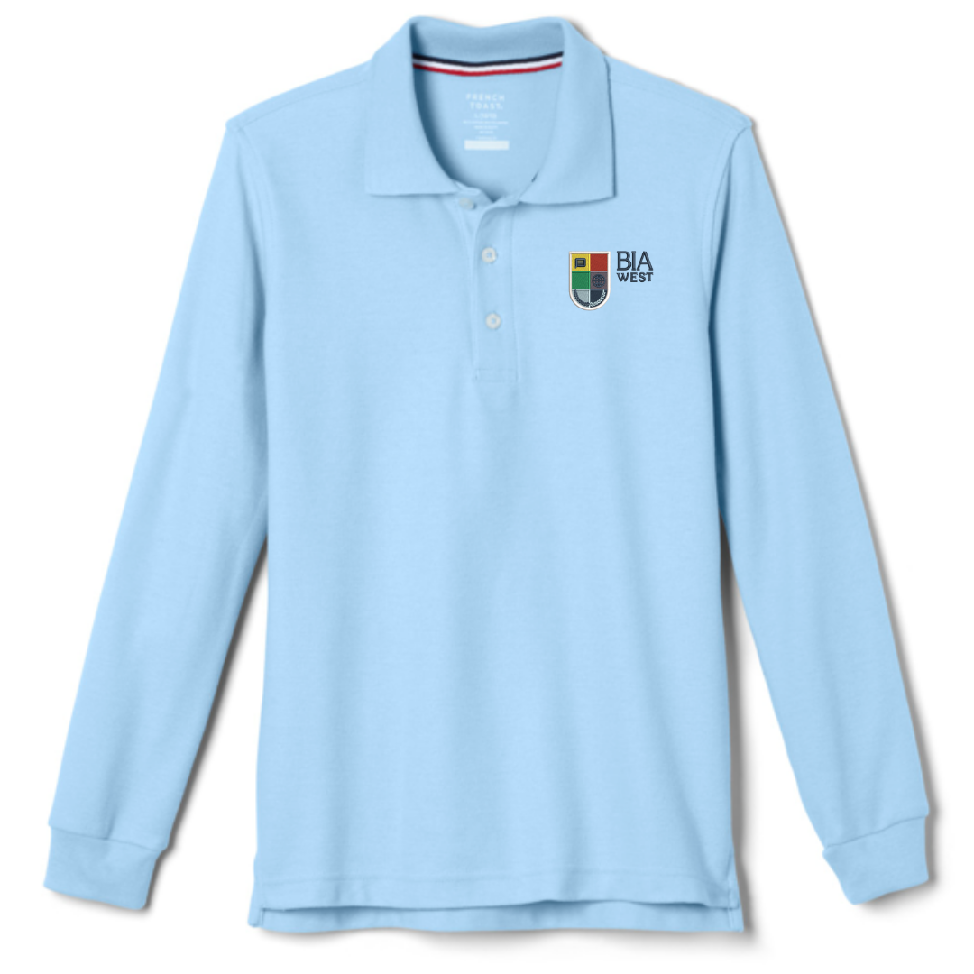 Baltimore International Academy - Youth / Adult Co-Ed Long Sleeve Pique Polos - West
