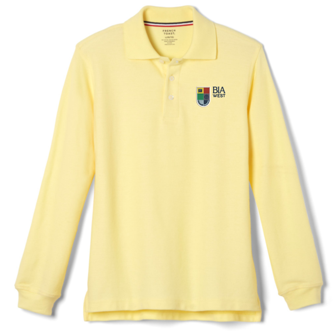 Baltimore International Academy - Youth / Adult Co-Ed Long Sleeve Pique Polos - West
